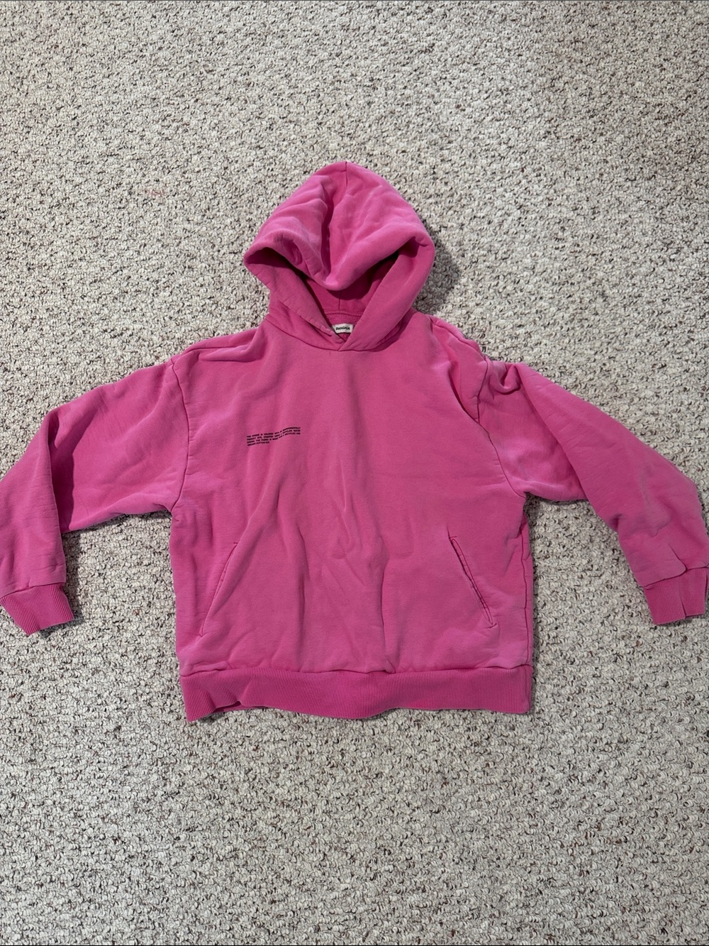 EUC Pangaia 365 Tourmaline Pink Hoodie, Size S